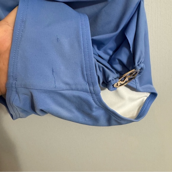 Michael Michael Kors Blue One-Piece Swimsuit Size 8 - Picture 9 of 16